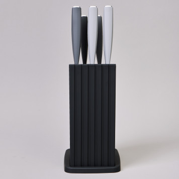 Набор ножей на пластиковой подставке, 6 предметов AGNESS 911-747-3