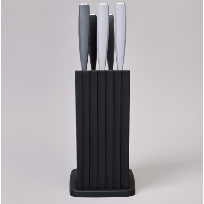 Набор ножей на пластиковой подставке, 6 предметов AGNESS 911-747-3