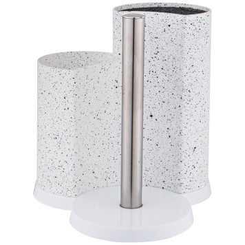 Подставка для ножей универсальная c держателем для полотенец, высота: 25*22*16см AGNESS 911-750-2