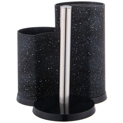 Подставка для ножей универсальная c держателем для полотенец, высота: 25*22*16см AGNESS 911-752-1