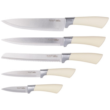 Набор ножей на пластиковой подставке, 6 предметов AGNESS 911-768-1