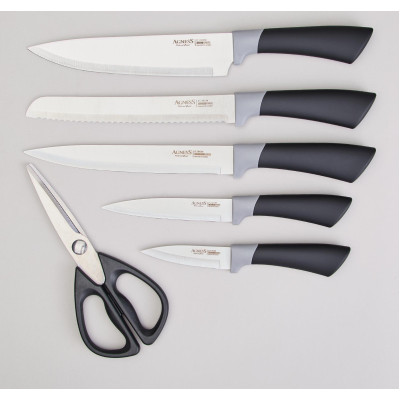 Набор ножей на пластиковой подставке, 7 предметов AGNESS 911-778-1