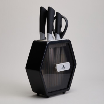 Набор ножей на пластиковой подставке, 7 предметов AGNESS 911-778-2