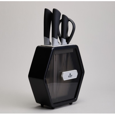 Набор ножей на пластиковой подставке, 7 предметов AGNESS 911-778-2