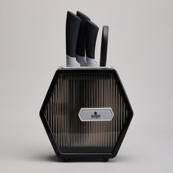 Набор ножей на пластиковой подставке, 7 предметов AGNESS 911-778-3