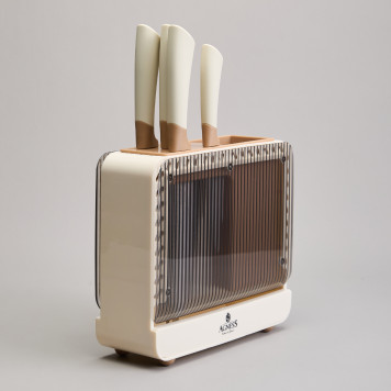 Набор ножей на пластиковой подставке, 6 предметов AGNESS 911-780-2