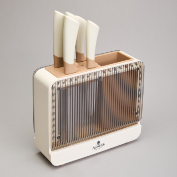 Набор ножей на пластиковой подставке, 6 предметов AGNESS 911-780