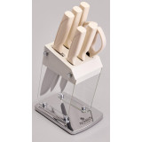 Набор ножей на пластиковой подставке, 7 предметов AGNESS 911-782