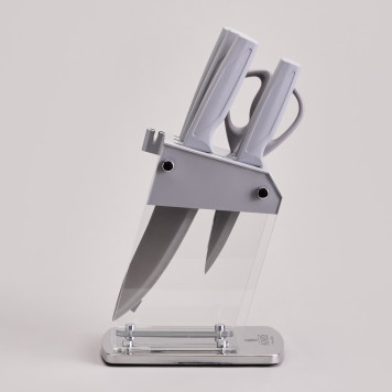 Набор ножей на пластиковой подставке, 7 предметов AGNESS 911-783-5