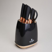 Набор ножей на пластиковой подставке, 7 предметов AGNESS 911-784