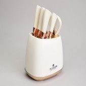 Набор ножей на пластиковой подставке, 7 предметов AGNESS 911-785