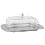 Масленка с пластиковой крышкой 19*12*7 см (кор=24шт.) AGNESS 912-010