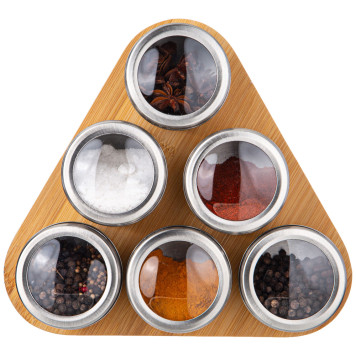 Набор для специй 6 пр. на подставке, 22,5х20,5х6,5см AGNESS 912-049-1