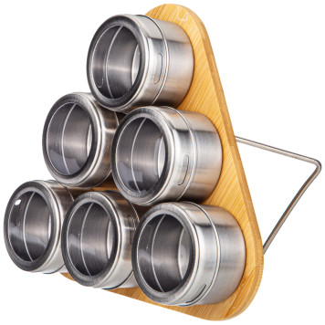 Набор для специй 6 пр. на подставке, 22,5х20,5х6,5см AGNESS 912-049-2