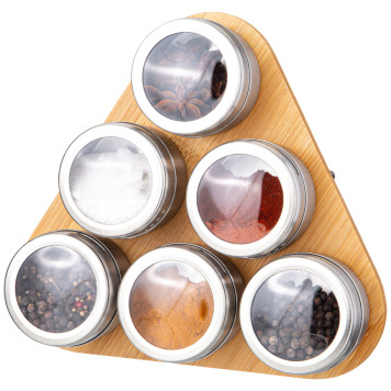 Набор для специй 6 пр. на подставке, 22,5х20,5х6,5см AGNESS 912-049-3