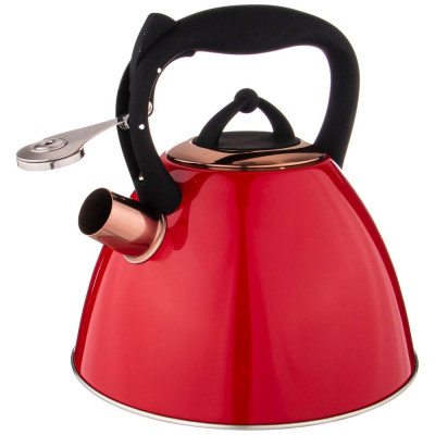 Чайник " ТЮДОР" со свистком 2, 7 л, титановое покрытие носика, термоаккумулирующее дно, индукция AGNESS 914-152-1