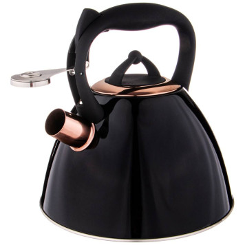 Чайник "ТЮДОР" со свистком 2,7 л, тит. покрытие носика, термоаккум. дно, индукция AGNESS 914-153-1