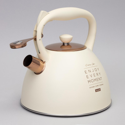 Чайник со свистком, 3, 0 л термоаккумулирующее дно, индукция AGNESS 914-155-1