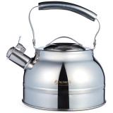 Чайник со свистком 2, 7л, термоаккумулирующее дно, 304 сталь, индукция AGNESS 914-302