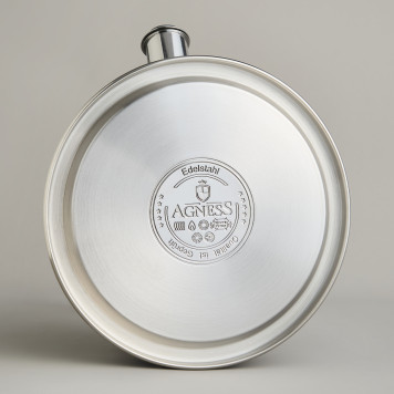 Чайник со свистком 2, 7л, термоаккумулирующее дно, 304 сталь, индукция AGNESS 914-303-2