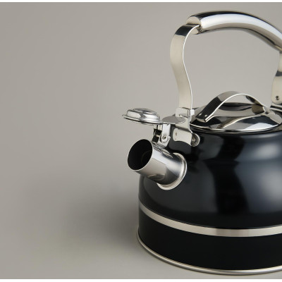 Чайник со свистком 2, 7л, термоаккумулирующее дно, 304 сталь, индукция AGNESS 914-303-6