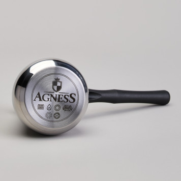 Турка , 350мл, нерж.сталь 304, термоаккумулирующее дно, индукция AGNESS 914-311-4