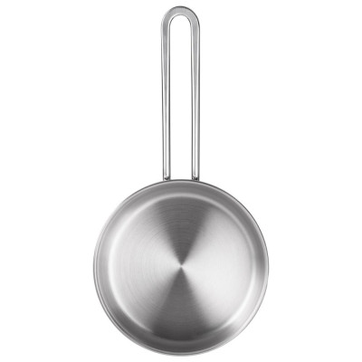 Сковорода professional 16х5 см, 0, 9 л высококачественная нерж сталь 18/10 индукционное дно AGNESS 914-315-1