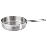 Сковорода professional 22х6 см, 2, 1 л высококачественная нерж сталь 18/10 индукционное дно AGNESS 914-317