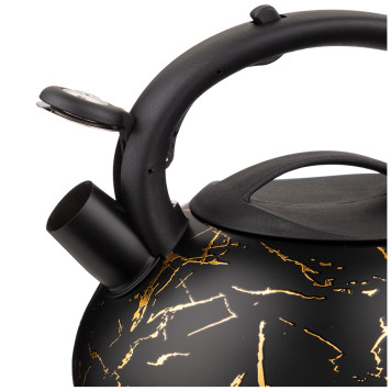 Чайник со свистком 3 л, серия "FANTASY ", индукционное капсульное дно AGNESS 916-401-1