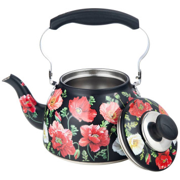 Чайник "МАКИ" со встроенным свистком и фильтром 1500 мл AGNESS 916-408-1