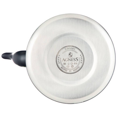 Чайник "МАКИ" со встроенным свистком и фильтром 1500 мл AGNESS 916-408-2