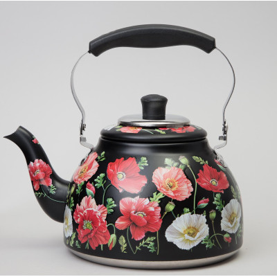 Чайник "МАКИ" со встроенным свистком и фильтром 1000 мл AGNESS 916-410-1