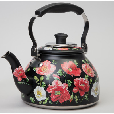 Чайник "МАКИ" со встроенным свистком и фильтром 1000 мл AGNESS 916-410-2