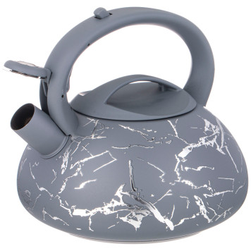 Чайник со свистком 3 л, серия FANTASY, индукционное капсульное дно AGNESS 916-412-1