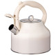 Чайник со свистком, 2,8 л, индукция, цвет - молочный градиент AGNESS 916-422