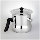 Молоковарка со свистком и крышкой, 1,5л AGNESS 916-425