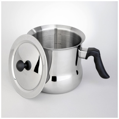 Молоковарка со свистком и крышкой, 2,0л AGNESS 916-426-1