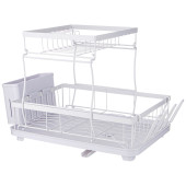 Сушилка для посуды белая 43*30*31 см (кор-6шт) AGNESS 917-105