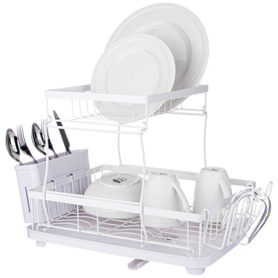 Сушилка для посуды белая 43*30*31 см (кор-6шт) AGNESS 917-105-1