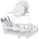 Сушилка для посуды белая 43*30*31 см (кор-6шт) AGNESS 917-105