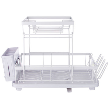 Сушилка для посуды белая 43*30*31 см (кор-6шт) AGNESS 917-105-2