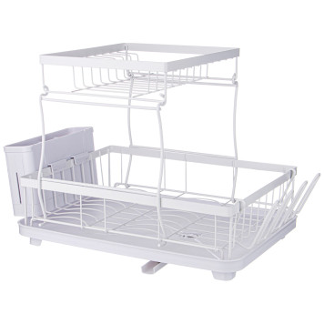 Сушилка для посуды белая 43*30*31 см (кор-6шт) AGNESS 917-105