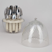 Набор столовых приборов на вращающейся подставке, 24пр AGNESS 922-020