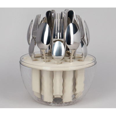 Набор столовых приборов на вращающейся подставке, 24пр AGNESS 922-020-2