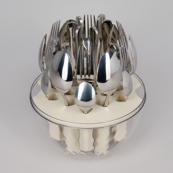 Набор столовых приборов на вращающейся подставке, 24пр AGNESS 922-020-3