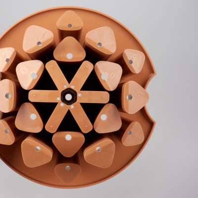 Набор столовых приборов на вращающейся подставке, 24пр, пвд покрытие AGNESS 922-021-7