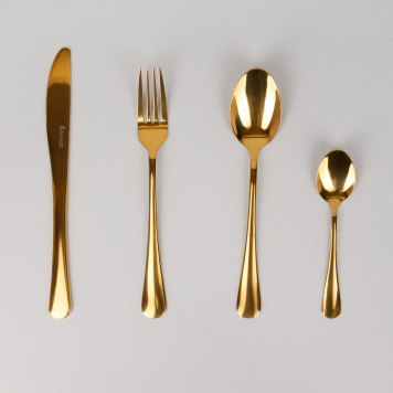 Набор столовых приборов на вращающейся подставке, 24пр, пвд покрытие AGNESS 922-021-8