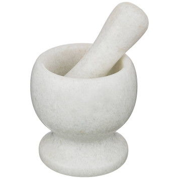 Ступка с пестиком диаметр=9 см высота=10 см (кор=6набор.) AGNESS 925-100