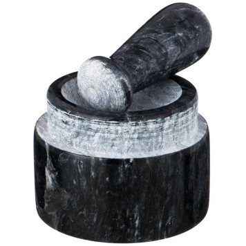 Двухсторонняя ступка с пестиком диаметр 14 см высота 10,5 см (кор=4шт.) AGNESS 925-116-1