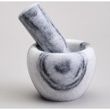 Ступка с пестиком диаметр=10 см высота=8 см AGNESS 925-131